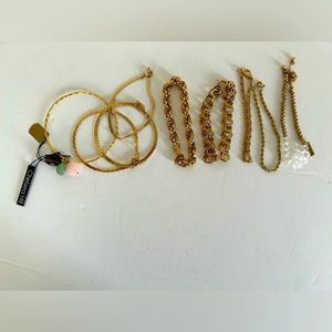 CLEARANCE!    10 gold necklaces Free shipping!